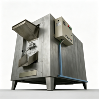 Machine automatique de torréfaction d'arachides et de noix avec moteur pour la transformation de snacks