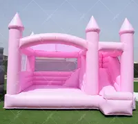 Offre Spéciale rose clair gonflable de rebond d'enfants playhouse château sautant de rebond combo pour la location