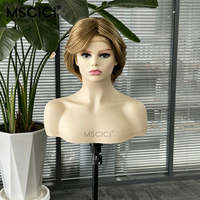 Perruque 13x4 HD transparente en cheveux vierges européens, lisses naturels, blond clair, 100% cheveux humains, 14-26 pouces