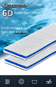 Filtre à air en éponge pour aquarium, filtre écologique en <span class=keywords><strong>verre</strong></span> 6D, design rectangulaire - Product Image 3