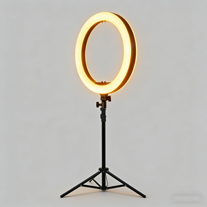 Luce LED Video da 14 Pollici con Treppiede, Alimentazione CA, Controllo Cablato, Luminosità e Temperatura Colore Regolabili, Luce di Riempimento per Trucco e <span class=keywords><strong>YouTube</strong></span> - Product Image 6