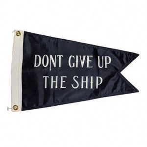 Custom Design Competitive Advantage Nice Price 30x45cm Polyester Double Sided Advertising Custom <b>Small</b> Burgee Flags for Boats - Product Image 1