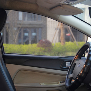 Car Magnetic Sunshade Mesh Side <b>Window</b> <b>Shade</b> Universal Front Rear Row One Piece Pack Semi Transparent For Auto Protection - Product Image 4