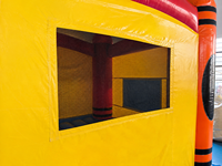 Structure gonflable avec toboggan pour enfants, idéale pour les fêtes d'anniversaire, aire de jeux extérieure commerciale, vente en gros, approvisionnement direct usine