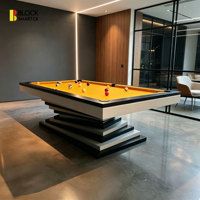 Table de billard sur mesure, vente directe d'usine, billard américain, snooker, table de billard moderne de luxe 9ft 8ft 9ft en pierre