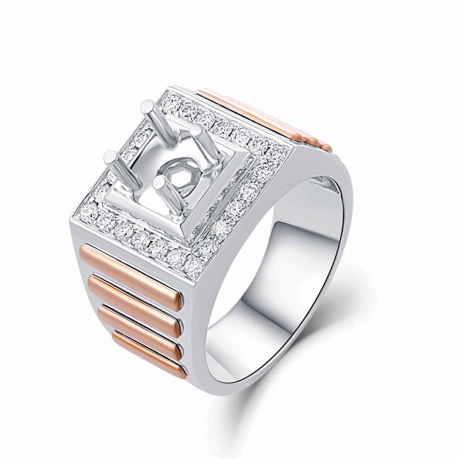 18K White Gold