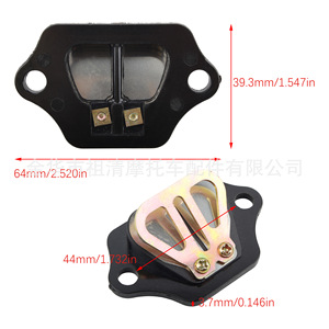 Válvula de Láminas Zuqing VS212, Pieza de Repuesto para Motor de Motocicleta, 64 mm x 39,3 mm - Product Image 1