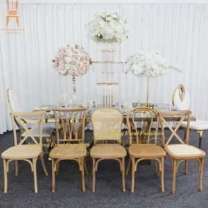 Precio al por mayor Gold Phoenix Acero inoxidable Evento Comedor Banquete Silla con respaldo redondo <span class=keywords><strong>para</strong></span> bodas Novia y novio - Product Image 3