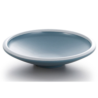 Set de bols ronds à bords blancs en mélamine, 8.8 pouces, bon marché, service bleu, livraison gratuite