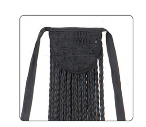 Extensions Afro Ricci Brasiliani con Coda di Cavallo Avvolgente Colore Naturale, Capelli Umani Remy a Doppia Trama - Product Image 1