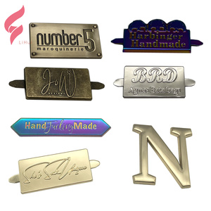 Etiqueta con logotipo de <span class=keywords><strong>Metal</strong></span> personalizado para bolsos, accesorios para hacer Hardware para bolsos de diseñador, placa de grabado de <span class=keywords><strong>Metal</strong></span>, piezas especiales para bolsos, accesorios - Product Image 6