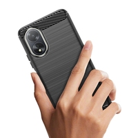 Nouvelle coque de téléphone portable en TPU souple mat en fibre de carbone avec protection anti-empreintes digitales et antichoc pour OnePlus 15T/15R