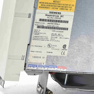 Convertidor de Frecuencia de Control de Movimiento 6SE70221EP50Z 6SE7022-1EP50-Z de 7.5kW, Variador de Frecuencia CA - Product Image 3
