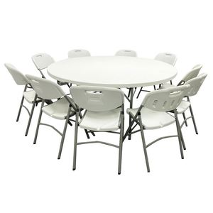 Table et chaises en plastique avec jambes amovibles, théière à thé avec couvercle Transparent - Product Image 4