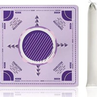 Napperon de table en terre de diatomée à motif floral, résistant aux taches et antidérapant, pour la maison et les jeux de mahjong