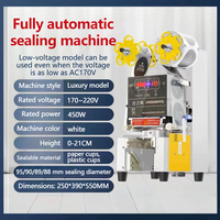 Machine de scellage automatique pour la mise en conserve de canettes, pour les gâteaux au thé à bulles, bouteilles à grande vitesse, scelleuse de canettes à ouverture facile
