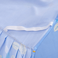 Parure de lit 3 pièces en microfibre imprimée 3D motif cerf style américain, imperméable et brodée