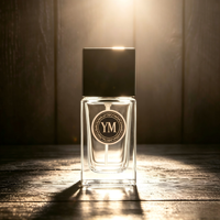 Atomiseur de parfum rectangulaire multi-usage 30 ml (1 oz) en verre transparent mat, flacon vide de voyage à brume fine, faible MOQ, avec boîte