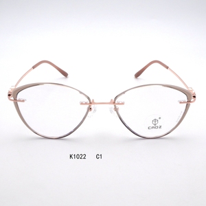 แว่นตา K1022 กรอบโลหะเมมโมรี่ น้ำหนักเบา ทนทาน ทันสมัย ดีไซน์ยืดหยุ่นเพื่อความสบาย - Product Image 2