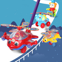 Avión de Empuje Manual para Niños, Andador de Empuje para Bebés, Juguete de Empuje para Niños y Niñas de Jardín de Infantes, Juguete de Puesto Ambulante
