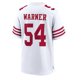 Maillot de football américain personnalisé brodé pour homme, respirant, grandes tailles, avec nom et logo personnalisables, vierge, San Francisco, en polyester - Product Image 5