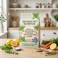 Pochette de stockage pour aliments pour animaux de compagnie, personnalisée, noire mate, de qualité alimentaire, en PE, avec doublure en aluminium, anti-humidité, résistante aux chocs, pour chats et chiens, nourriture sèche