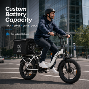 Bicicleta Eléctrica Profesional OEM de 750W/1000W con Llantas Gruesas de 20 Pulgadas, Batería de 48V 50Ah, Llantas Resistentes a Pinchazos, para Repartidores - Product Image 1