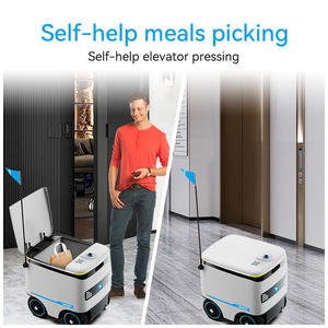 <span class=keywords><strong>Robot</strong></span> de livraison Alpha Robotics Speedybot Pro 100 kg, 100 L de stockage, charge automatique, intérieur/extérieur, pour la livraison de nourriture, de café, de pizzas, serveur, VSLAM - Product Image 4