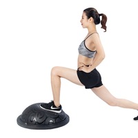 Ballon d'équilibre de 58 cm pour l'exercice des pieds, la combustion des graisses et le remodelage corporel – Équipement de fitness