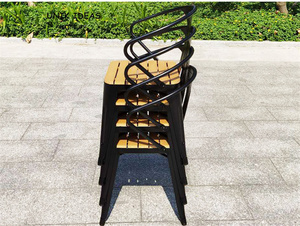 Đồ Nội Thất Sân Trong Ghế Vườn Ghế Mây Ngoài Trời Ghế Bistrot Bois Ghế Quán Rượu Kiểu Pháp - Product Image 4