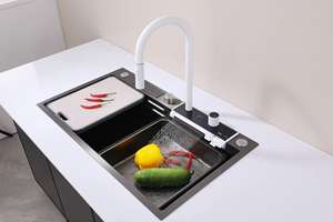 Évier de <span class=keywords><strong>cuisine</strong></span> intelligent avec modes de distribution d'eau multifonctionnels. Robinet de <span class=keywords><strong>cuisine</strong></span> adapté aux cuisines et aux restaurants - Product Image 6