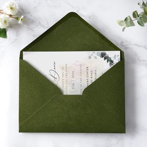 High Quality Wallet Gift Self-Adhesive Greeting Cards Letters <strong>Envelope</strong> Good Price Kraft Paper Wedding Invitation <strong>Envelopes</strong> - Product Image 2