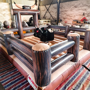 Toro mecánico inflable con colchón, máquina eléctrica para montar Toro loco, toro mecánico, paseo inflable para adultos - Product Image 2