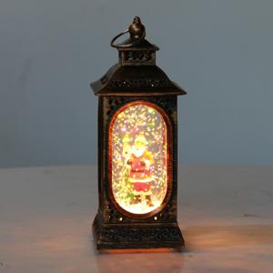 New Item Christmas LED Warm White <b>Table</b> Lantern Decoration Lights Eco-friendly <b>Plastic</b> 3xLR44 Battery Operated - Product Image 2