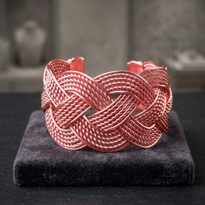 Quality <b>Copper</b> Bracelet Handmade Traditional Jewelry Gift for Men Women Friends and Family Members - Product Image 5