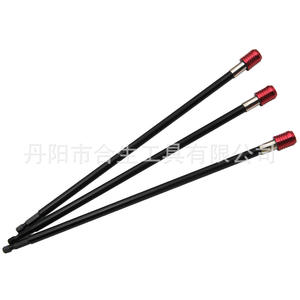 Tige d'extension hexagonale Mr Drill 300 mm, oxyde noir, outil de tournevis industriel avec embout interchangeable à dégagement rapide - Product Image 1