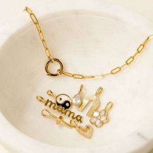 Breloques DIY anti-ternissement et étanches, plaquées or 18 carats PVD, en acier inoxydable, vente en gros, pendentifs personnalisés pour la fabrication de bijoux - Product Image 3