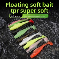 Leurre souple en PVC et TPR pour la pêche en eau douce, appât artificiel pour la pêche au bar, au brochet et en mer depuis un bateau, cible : espèces ciblées