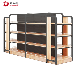 Étagère de supermarché de nouvelle conception avec un excellent prix, parfaite pour une utilisation <span class=keywords><strong>double</strong></span> face, gondole en acier provenant de Chine, système d'étagères d'hypermarché - Product Image 2