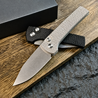 Navaja Plegable Compacta EDC MagnaMax de Acero con Mango de Aluminio, Táctica, para Exteriores, Camping, Supervivencia, Caza, Regalo, 79g