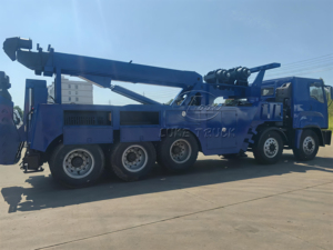 ISUZU 10x4 Heavy Duty Rotator Wrecker Truck 50 Ton Road Recovery Tow Truck for Highway Accident Rescue - Product Image 2