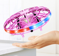 Jouet volant anti-collision UFO, soucoupe volante, jouet volant manuel, LED lumineuse, induction gestuelle, suspension, avion RC, quadricoptère pour enfants