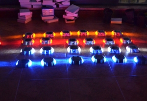 Marcador Solar de Alta Resistencia para Carreteras, de Aleación de Aluminio, con LED Intermitente, Tipo Ojo de Gato - Product Image 6