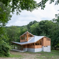 Conception d'architecture de villa en bois de style Japandi moderne sur mesure, plan d'étage, rendu 3D, conseil en profondeur
