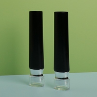 Tube en plastique PE personnalisé avec logo, 50 ml, 60 ml, 80 ml, pour gloss à lèvres, crème pour les yeux, tube à presser, emballage cosmétique avec bouchon à vis à deux couches
