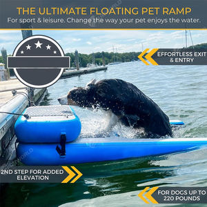<span class=keywords><strong>Rampa</strong></span> flotante inflable del perro del paso de la <span class=keywords><strong>piscina</strong></span> del diseño adaptable <span class=keywords><strong>para</strong></span> el tablón del perrito de los deportes acuáticos del animal doméstico de la fábrica de China - Product Image 5