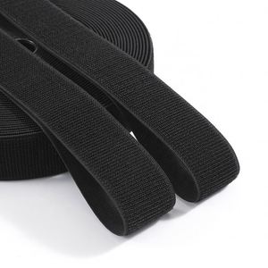 Strong <strong>Stickiness</strong> <strong>Hook</strong> and Loop Black Fabric, Self Adhesive Velcro Tape <strong>Hook</strong> and Loop Tape - Product Image 1