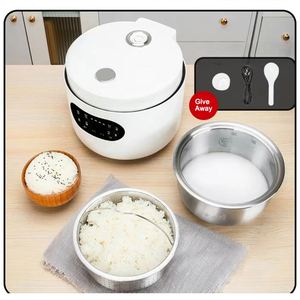 Cuisinière à riz numérique mini 3L, faible teneur en sucre, écran tactile, cuve en acier inoxydable, petite cuisinière à riz saine - Product Image 3