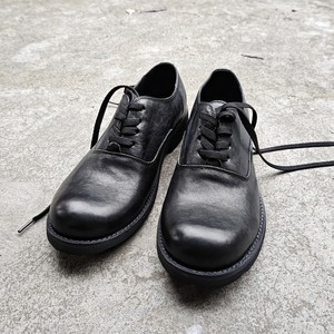Chaussures pour hommes en cuir de vachette japonais vintage de haute qualité, faites à la main, tendance, uniques, en cuir véritable vieilli, chaussures décontractées à la mode - Product Image 1