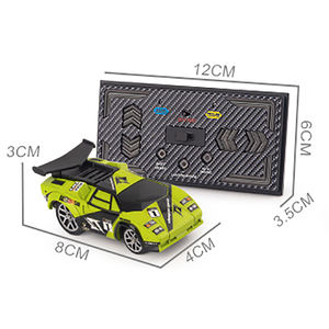 MILI 1:64 alliage RC Mini télécommande de bureau dérive voiture jouet 2.4GHz contrôle vitesse Variable alliage plastique télécommande voiture - Product Image 3